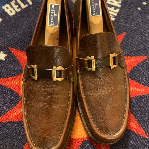 Salvatore Ferragamo brown shoes, - Picture 2 of 2